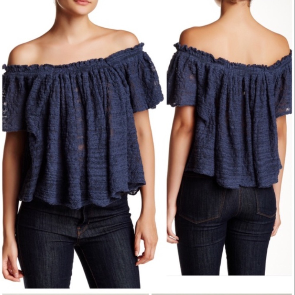 Free People Cropped Blouse - Picture 3 of 5
